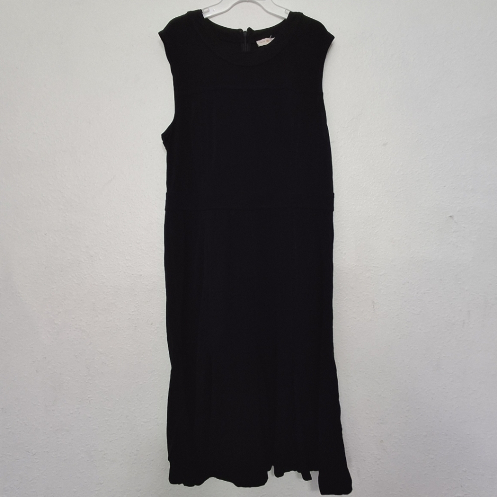 Tory Burch Elegant Black Sleeveless Dress